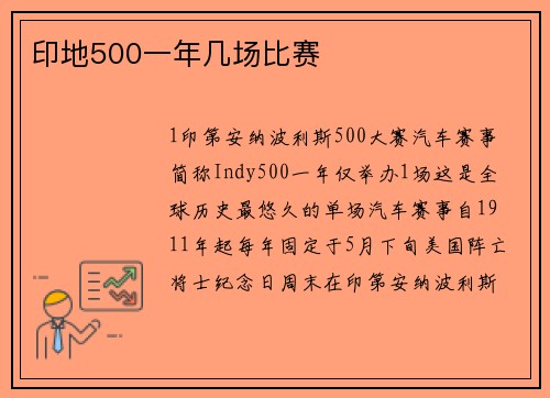 印地500一年几场比赛